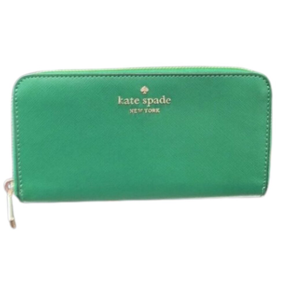 Kate Spade Large Continental Wallet In Green Bean - Picture 3 of 6